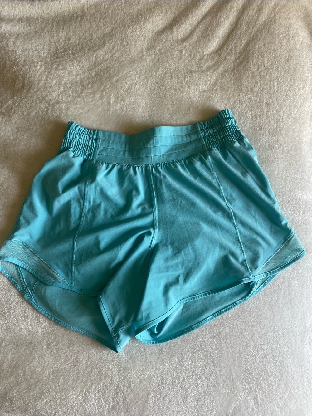lululemon athletica Teal Aqua Athletic Shorts